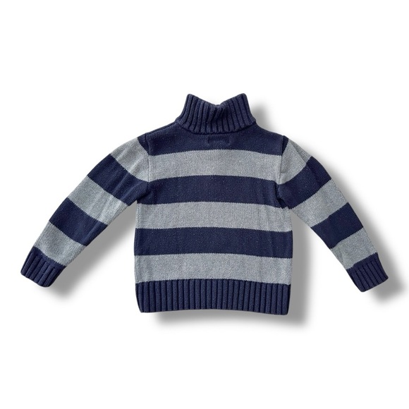 Polo | Wide Stripe Quarter Zip Sweater (4) - Picture 4 of 5